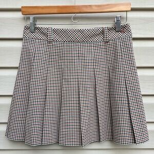 Aritza Sunday Best Micro Skirt 6 Mini Plaid Check High Rise Luxe Academia Ivy